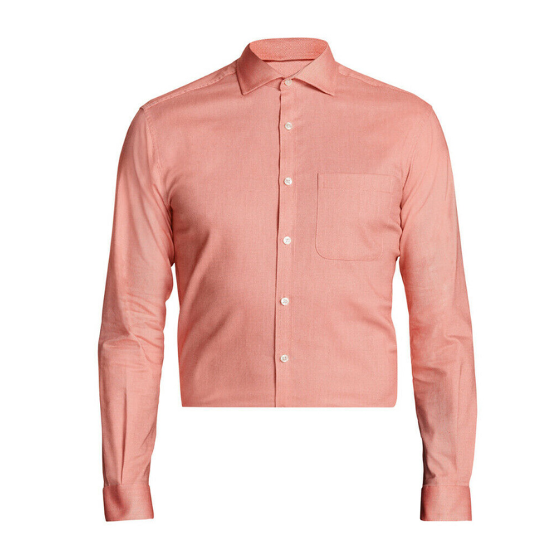 NNT Mens Long Sleeve Honeycomb Cutaway Collar Classic Shirt Business CATJ2S- Bannav S Bannav LLC