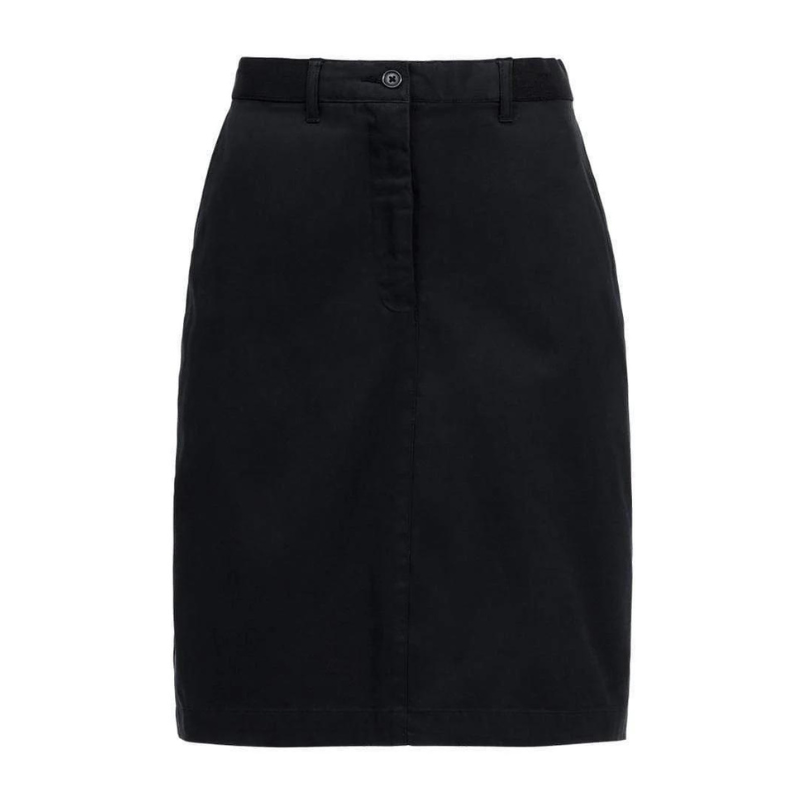 NNT Womens Chino Skirt Belt Elastic Waistband Zip Fly Business Comfy CAT2NU- Bannav S Bannav LLC