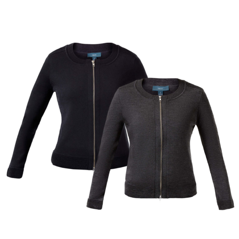 NNT Womens Pure Wool Knit Business Jacket Fully Formal Body Warmer CAT5AS- Bannav S Bannav LLC