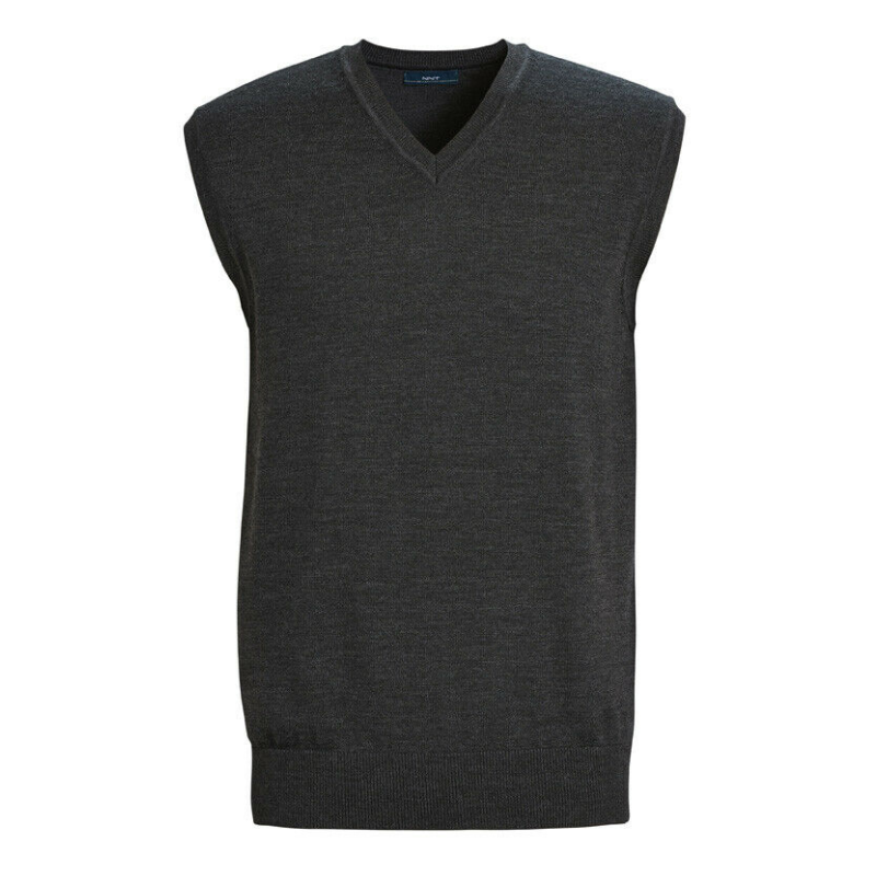 NNT Mens Rich Wool Knit Jacket V-Neck Winter Warm Comfort Sleeveless Vest CATE2A- Bannav S Bannav LLC