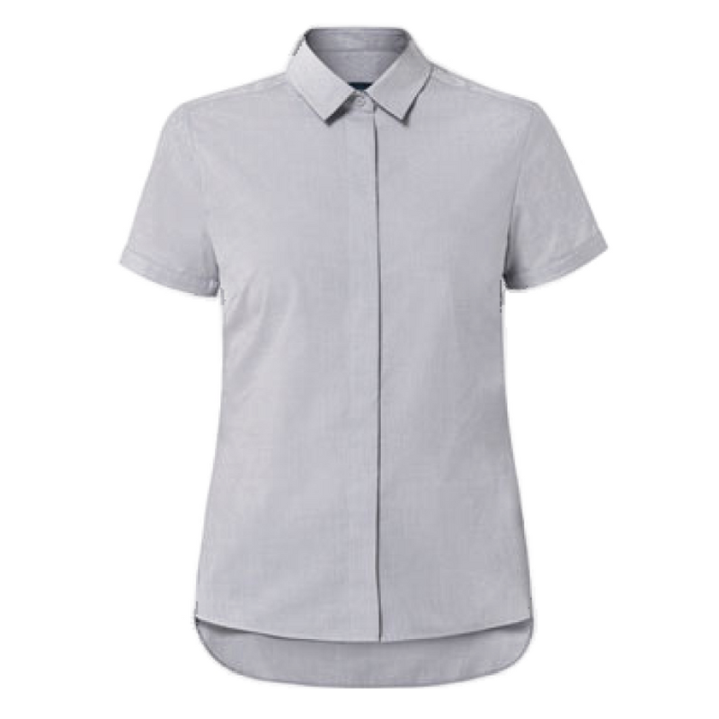 NNT Womens End On End Short Sleeve Formal Classic Fit Business Wear CATU2M- Bannav S Bannav LLC