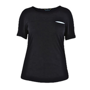 NNT Womens Matt Jersey S/S Pocket T Top Relaxed Fit Short Sleeve Blouse CAT9XH- Bannav S Bannav LLC
