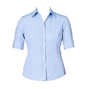 NNT Womens Discontinued Gingham S/S French Cuff Shirt Business Shirt CAT47G- Bannav S Bannav LLC