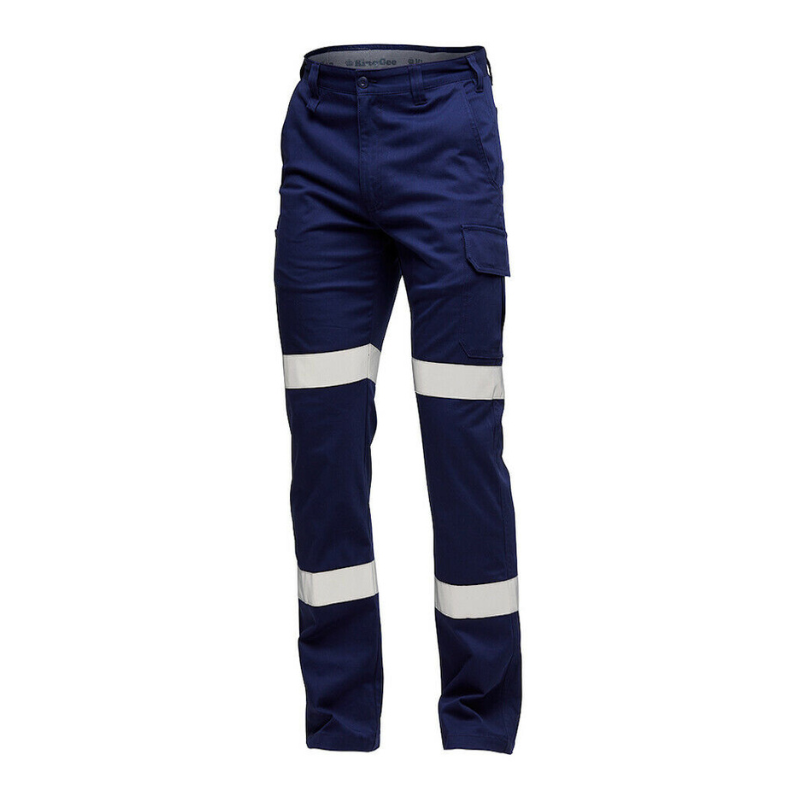 KingGee Mens Stretch Bio Motion Cargo Pants Cotton Work Safety Reflective K53018- Bannav S Bannav LLC