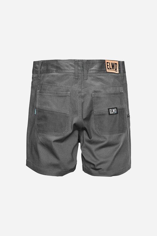 Mens Elwood Work Basic Shorts Stretch Twill Reinforced Pockets Tradie EWD202- Bannav S Bannav LLC
