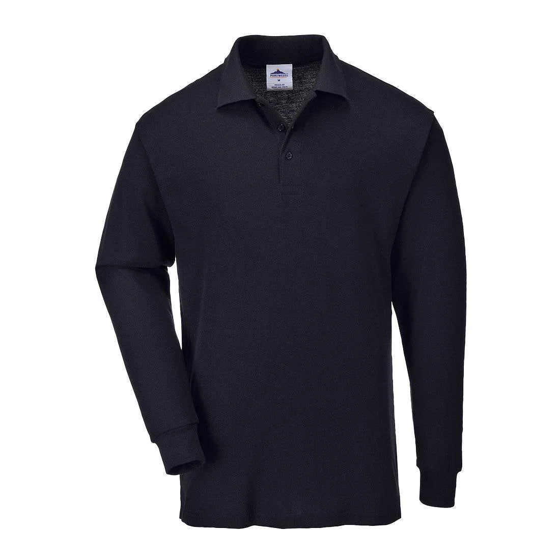 Mens Genoa Long-Sleeved Polo Shirt- Bannav S Bannav LLC