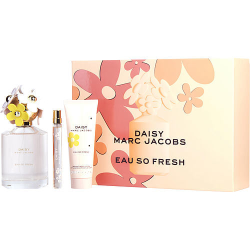 MARC JACOBS DAISY EAU SO FRESH by Marc Jacobs EDT SPRAY 4.2 OZ & BODY LOTION 2.5 OZ & EDT SPRAY 0.33 OZ MINI