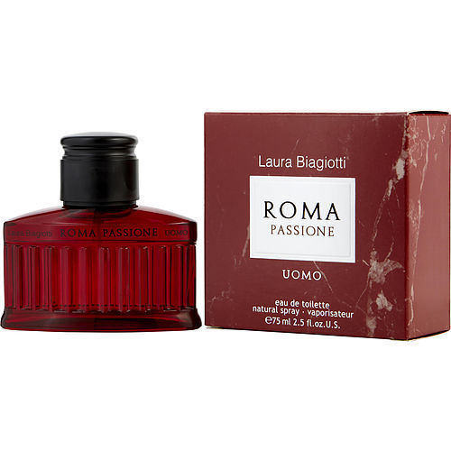 LAURA BIAGIOTTI ROMA PASSIONE UOMO by Laura Biagiotti EDT SPRAY 2.5 OZ