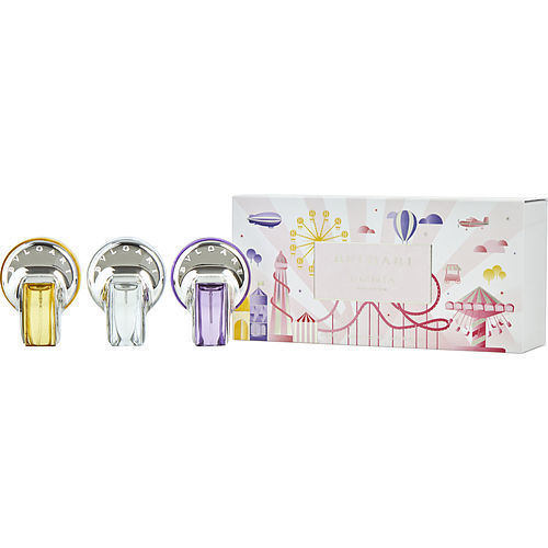 BVLGARI OMNIA VARIETY by Bvlgari 3 PIECE WOMENS MINI VARIETY WITH OMNIA CRYSTALLINE & OMNIA AMETHYSTE & OMNIA GOLDEN CITRINE AND ALL ARE EDT SPRAYS 0.5 OZ