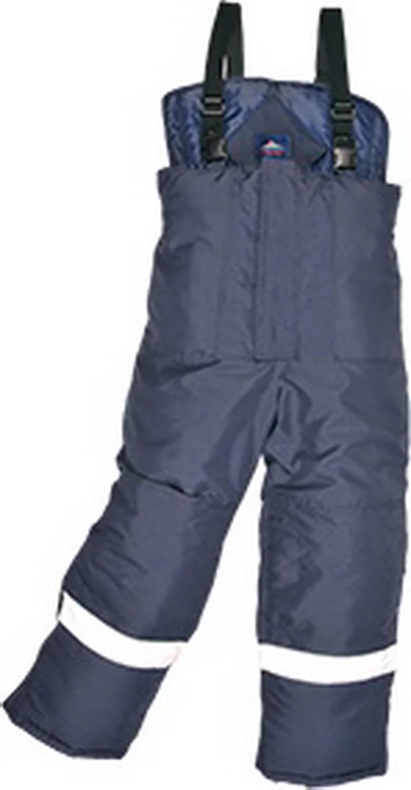 CS11 Heavy Duty Adjustable Coldstore Pants Navy, Medium- Bannav S Bannav LLC