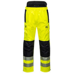 PW342 Hi-Vis Extreme Safety Rain Pants Yellow/Black, 4X-Large- Bannav S Bannav LLC 