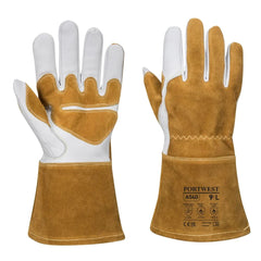 A540 Ultra Welding Gauntlet Gloves Brown, X-Large- Bannav S Bannav LLC 