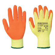 A150 Latex Grip Work Gloves - Palm Dipped Orange, Medium- Bannav S Bannav LLC 