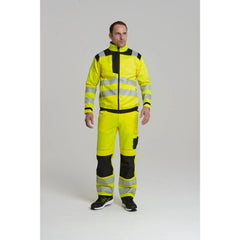 PW340 Hi-Vis Workwear Safety Pants Yellow/Black, 46- Bannav S Bannav LLC 