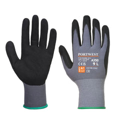 A620 Cut Resistant Work Gloves PU Palm Dipped Gloves Gray, Large- Bannav S Bannav LLC 