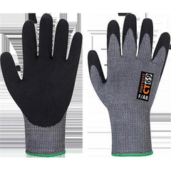 CT69 Cut Resistant D18 Nitrile Work Glove Gray/Black, Large- Bannav S Bannav LLC 