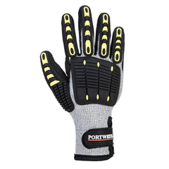 A729 anti Impact Cut Resistant Therm Safety Work Gloves Gray/Black, Xx-Large- Bannav S Bannav LLC 