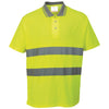 Cotton Comfort Reflective Safety Short Sleeve Polo Shirt- Bannav S Bannav LLC 
