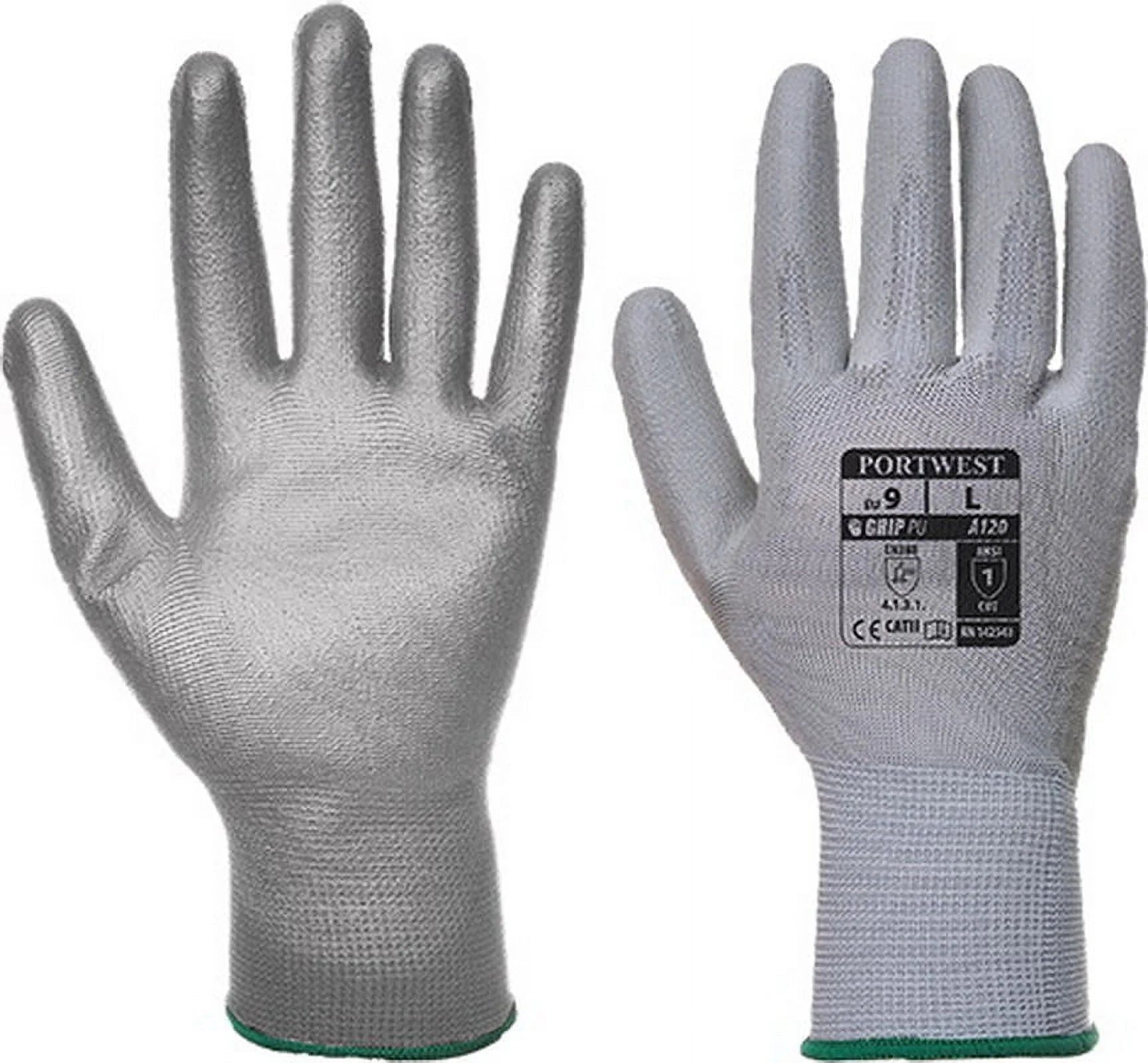 VA120 Vending PU Palm Glove Gray, Small- Bannav S Bannav LLC 