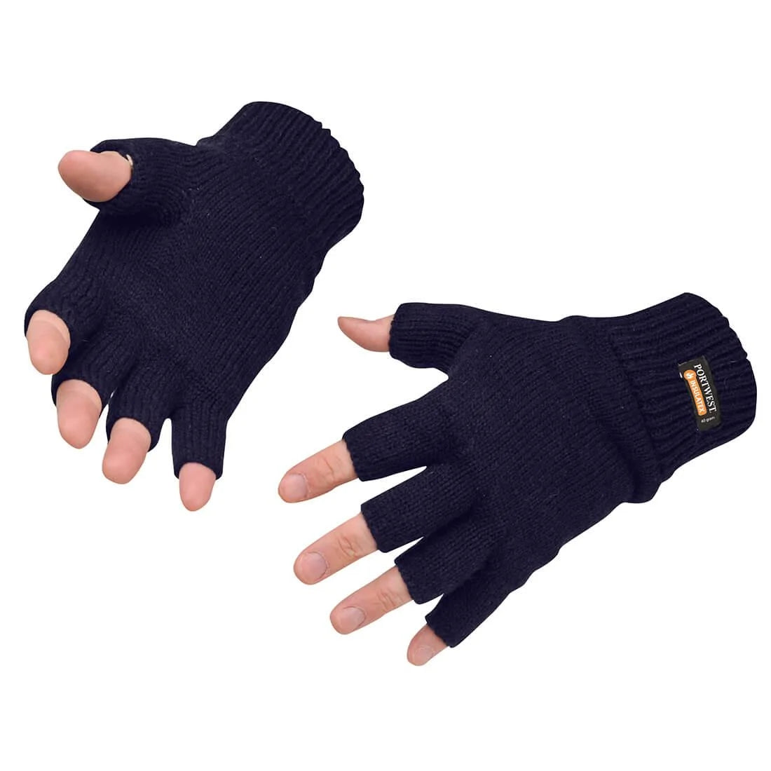 Knitted Insulatex Fingerless Gloves- Bannav S Bannav LLC 