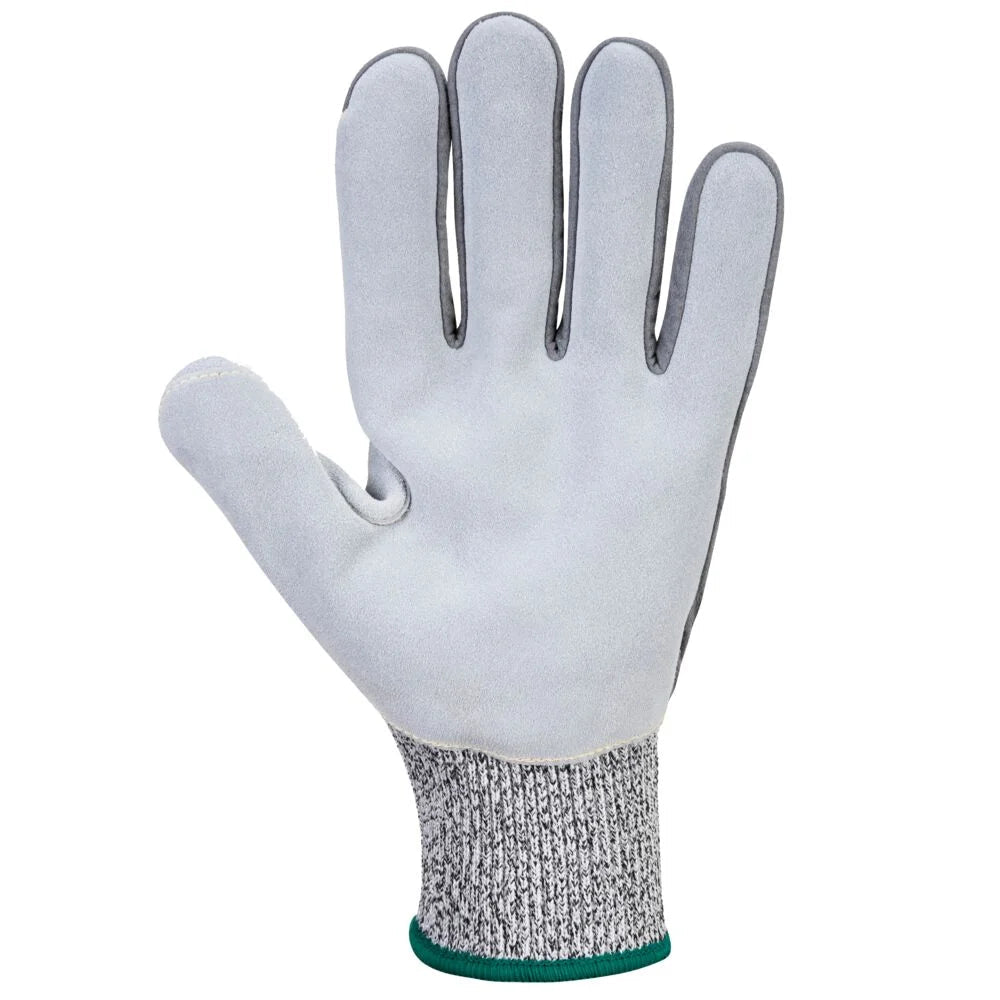 A630 Cut Resistant Work Gloves Razor Lite Leather Palm Gloves Gray, Small- Bannav S Bannav LLC 