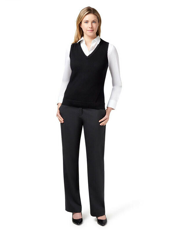 NNT Womens Pure Wool Formal Vest Classic Fit Fully Business Body Warmer CAT5AQ- Bannav S Bannav LLC 