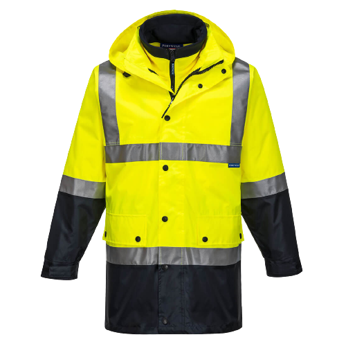 Portwest Eyre Day/Night 3-in-1 Jacket 2 Tone Reflective Work Safety MJ996- Bannav S Bannav LLC 