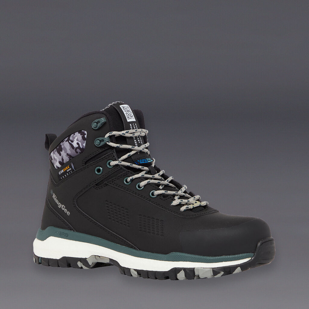 KingGee Mens Terra Firma Hybrid Safety Microfiber Work Boots Light Weight K27952- Bannav S Bannav LLC 