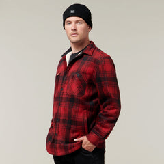 Hard Yakka Mens Legends Sherpa Comfy Fleece Jacket With Free Beanie Work Y06518- Bannav S Bannav LLC 