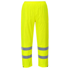 Portwest Mens Hi-Vis Rain Trousers Lightweight Waterproof Work Safety Pants H441- Bannav S Bannav LLC 