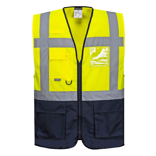 Portwest Brush Fleece Hoodie With Tape Reflective Taped Work Safety B304- Bannav S Bannav LLC 