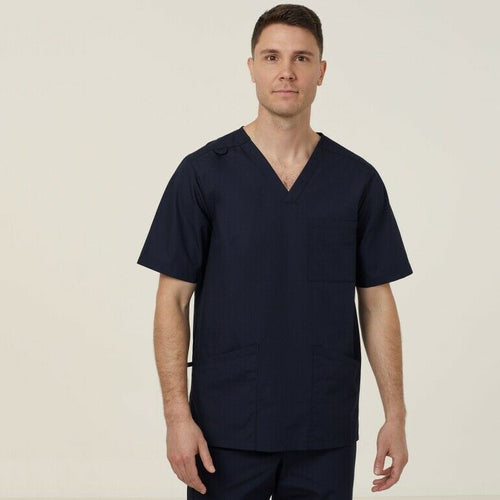 NNT  Uniform Unisex Chang Scrub Top Relaxed Fit V Neck Nurse Workwear CATRFS- Bannav S Bannav LLC 