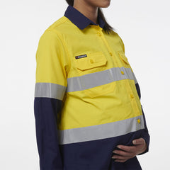 KingGee Womens Workcool Maternity Reflective Shirt K44234- Bannav S Bannav LLC 
