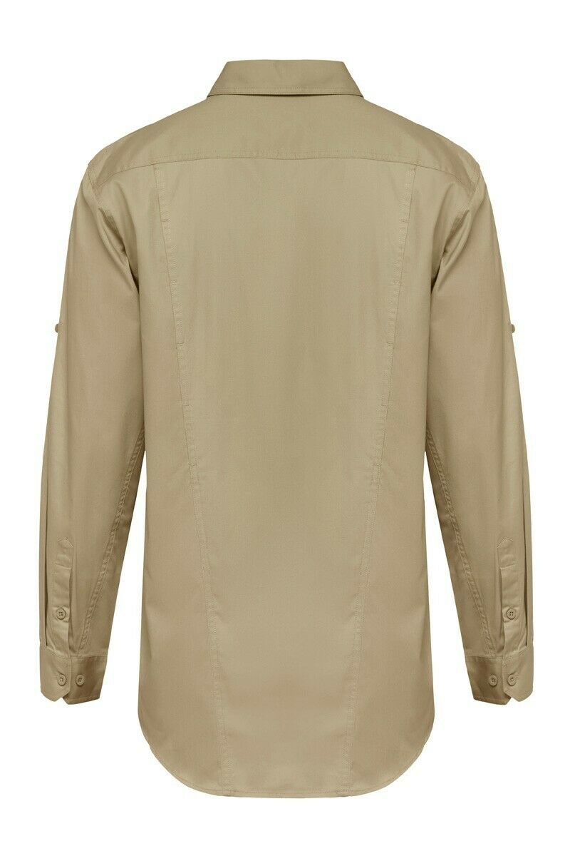 Hard Yakka Mens Core Summer Weight Cool Vented Drill Work Shirt Comfort Y04630- Bannav S Bannav LLC 