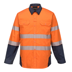 Portwest PW3 Shirt 2 Tone Lightweight Reflective Tape Work Safety PW372- Bannav S Bannav LLC 