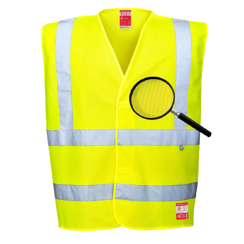 Portwest Hi-Vis Anti Static Vest - Flame Resistant Reflective Work Safety FR71- Bannav S Bannav LLC 