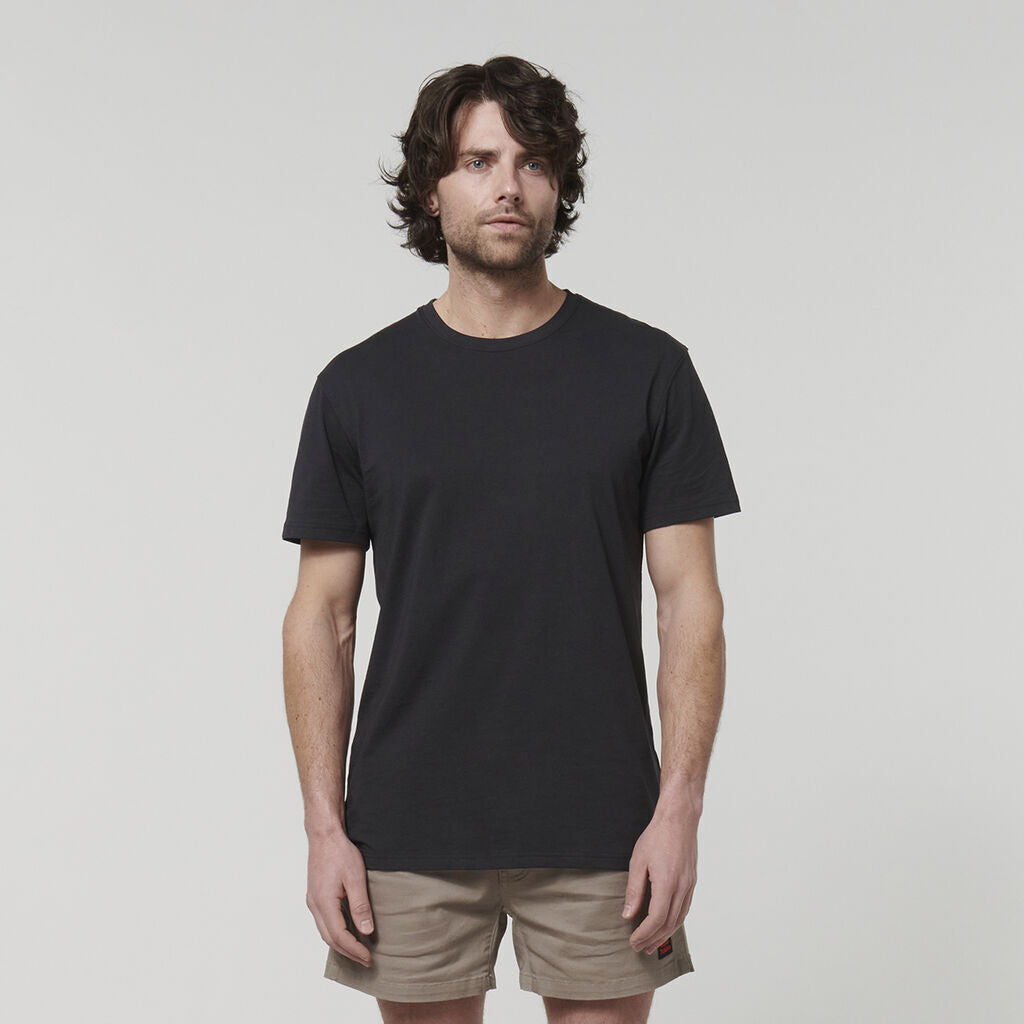 Hard Yakka Mens Cotton Breathable Crew Neck Short Sleeve Core Tee Y19251- Bannav S Bannav LLC 
