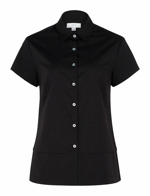 NNT Womens Stretch Cotton Blend Cap Sleeve Formal Shirt Comfy Business CATU2K- Bannav S Bannav LLC 