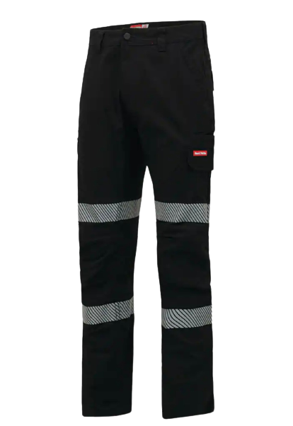 Hard Yakka Canvas Cargo Pant Tough Double Layer Knees Reflective Stretch Y02855- Bannav S Bannav LLC 