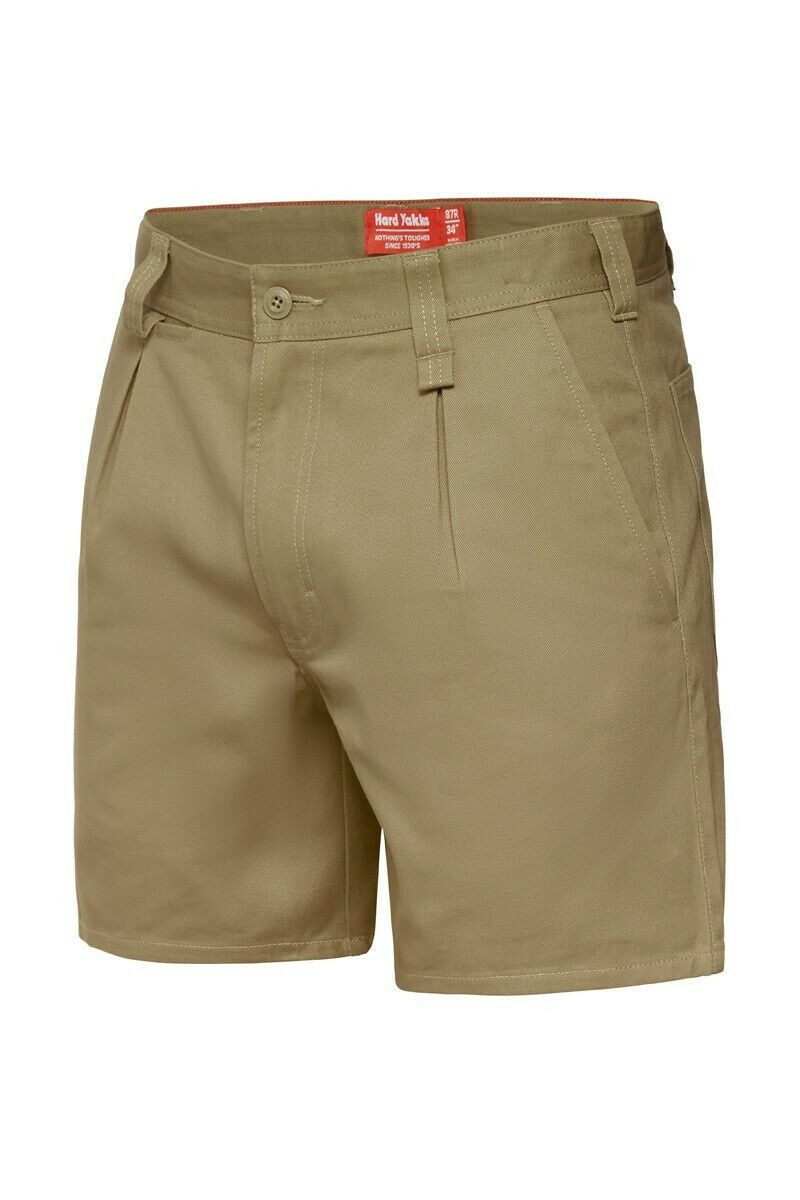 Hard Yakka Drill Short Belt Loop Shorts Cotton Work Tough Trade Y05350- Bannav S Bannav LLC 