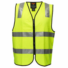 Portwest Security Zip Vest D/N 2 Tone Hi Vis Reflective Tape Work Safety MZ108- Bannav S Bannav LLC 