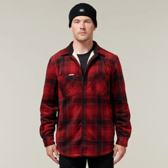Hard Yakka Mens Legends Sherpa Comfy Fleece Jacket With Free Beanie Work Y06518- Bannav S Bannav LLC 