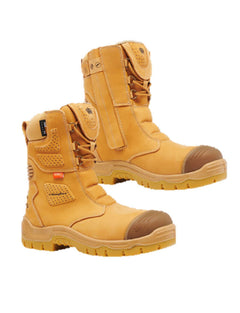 KingGee Mens Bennu Rigger Wheat Water Resistant Full-Grain Leather Work K27173- Bannav S Bannav LLC 