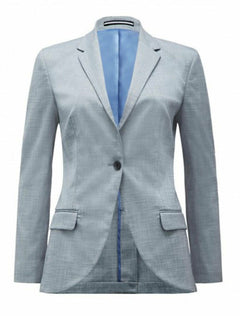 NNT Womens Formal Blazer Half Lined 1 Button Linen Look Jacket  Business CAT1E9- Bannav S Bannav LLC 