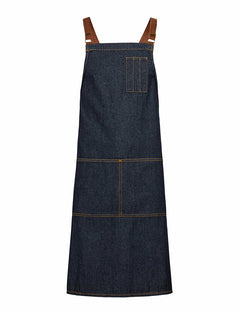 NNT Unisex Chef Memphi Cross Back Denim Apron Work Safety Tough Durable CATK2M- Bannav S Bannav LLC 