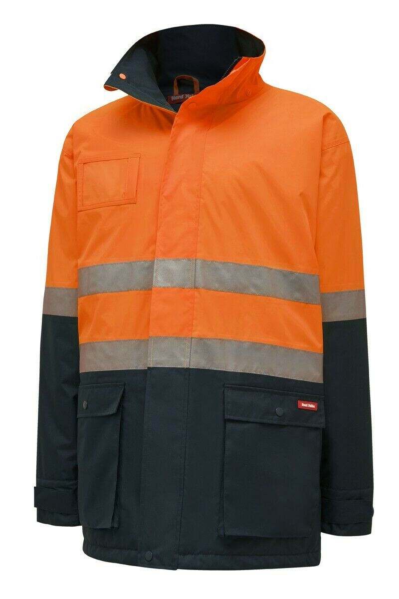Hard Yakka Core Bomber Jacket Hi-Vis Taped Quilted Waterproof Y06685- Bannav S Bannav LLC 