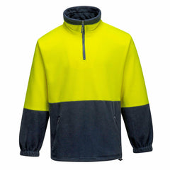 Portwest Mens Hi-Vis Polar Fleece Jumper Waist Draw String Work Comfy MF115- Bannav S Bannav LLC 