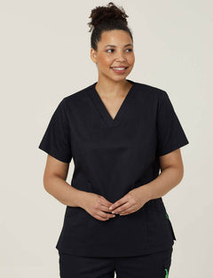 NNT Uniform Womens Next Gen Antibacterial Florence Scrub Top V Neck Nurse CATULM- Bannav S Bannav LLC 