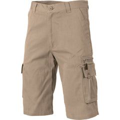 DNC Workwear Men Island Duck Weave Cargo Shorts Comfortable Tough Work 5433- Bannav S Bannav LLC 