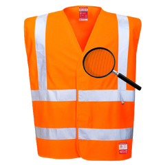 Portwest Hi-Vis Anti Static Vest - Flame Resistant Reflective Work Safety FR71- Bannav S Bannav LLC 